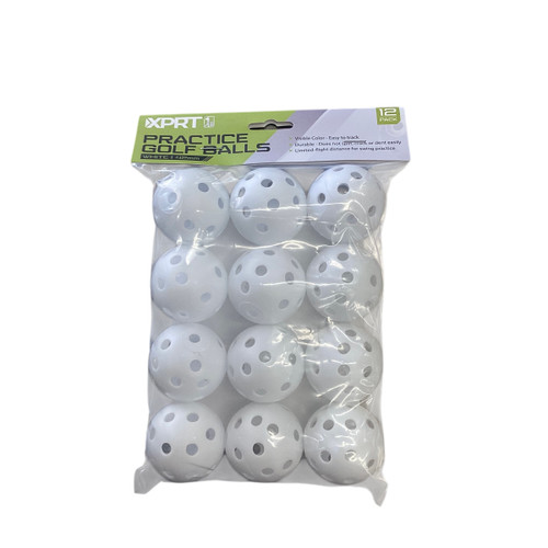 Vist Large View of Product Image Which is New 12 PACK PRACTICE GOLF WHT