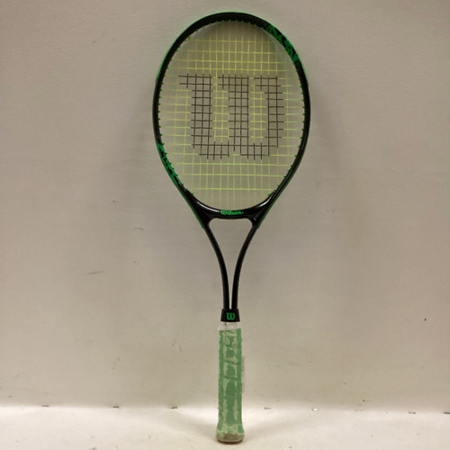 Vist Large View of Product Image Which is Used Wilson WILD THING Adult Tennis Racquet Green Unknown