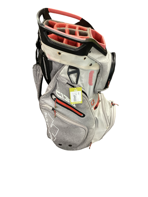 Used Sun Mtn C130 Mens Cart Bag White 11613-S000149811
