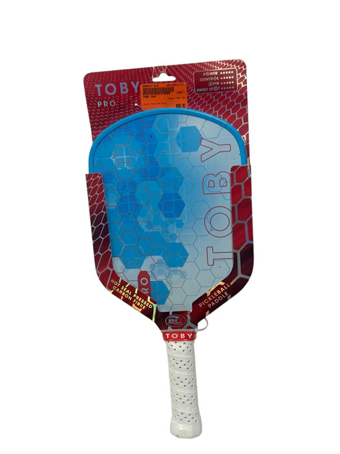 New TOBY PRO Pickleball Paddle Carolina Blue 11731-S000127210 Vist Large View of Product Image Which is New TOBY PRO Pickleball Paddle Carolina Blue