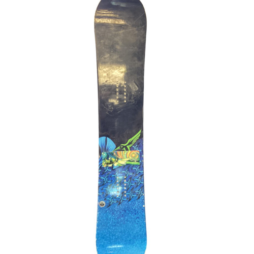 Used GNU GNU 147CM SNOWBOARD Mens Snowboard Only Black And Carolina Blue 147 cm 11772-S000272103