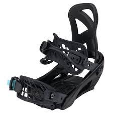 Vist Large View of Product Image Which is NEW 5TH ELEMENT LAYLA BLACK WOMENS SNOWBOARD BINDING SMALL