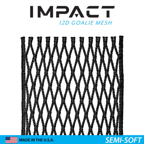 Vist Large View of Product Image Which is New EAST COAST DYES BLACK SEMI SOFT IMPACT GOALIE MESH