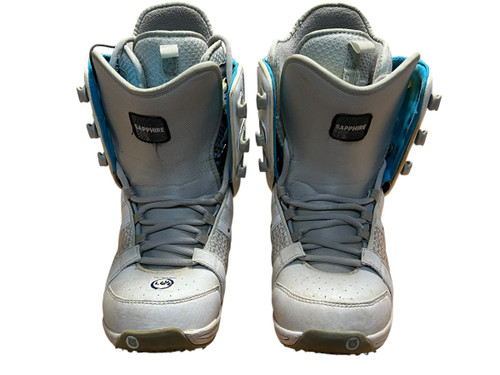Used Salomon SAPPHIRE Womens Snowboard Boots White Senior 6 10454-S000390462