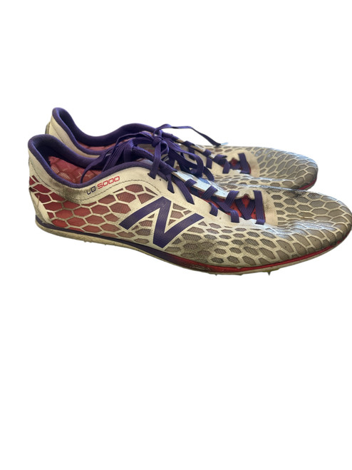 Vist Large View of Product Image Which is Used New Balance Track & Field Cleats Adult White Senior 9.5