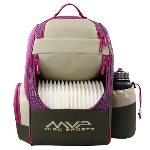 New MVP SHUTTLE BACKPACK-KHAKI/PURPLE 11147-MVPSHUTTLE-KHPU