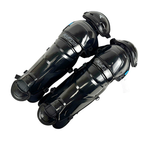 New Easton Jen Schro THE VERY BEST Catchers Leg Guards Black LG 15" 11506-RAWJSTVBLGLBK