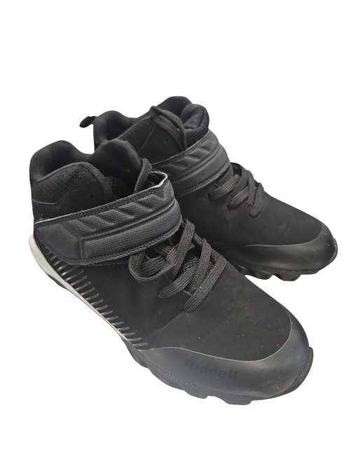 Vist Large View of Product Image Which is Used Riddell Adult FB Cleats Black Senior 6.5