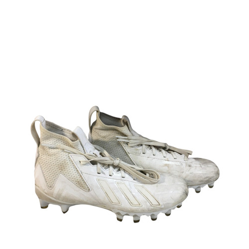 Vist Large View of Product Image Which is Used Adidas Adult FB Cleats White Senior 7