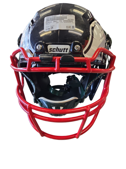 Used Schutt 2021 YTH VENGEANCE A11 FB Helmet Black SM 11617-S000316869