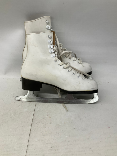 Used FIGURE SKATES WomensFigure Skate White Senior 6 11836-S000020373