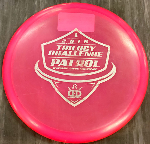 Vist Large View of Product Image Which is Used Dynamic Discs PATROL Disc Golf Mid Range Pink