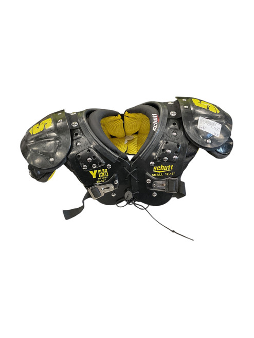 Used Schutt Y FLEX 2.0 FB Shoulder Pads Black SM 11856-S000014793