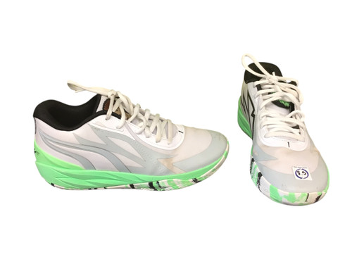Vist Large View of Product Image Which is USED PUMA BASKETBALL SHOES M WHITE SENIOR 9.5