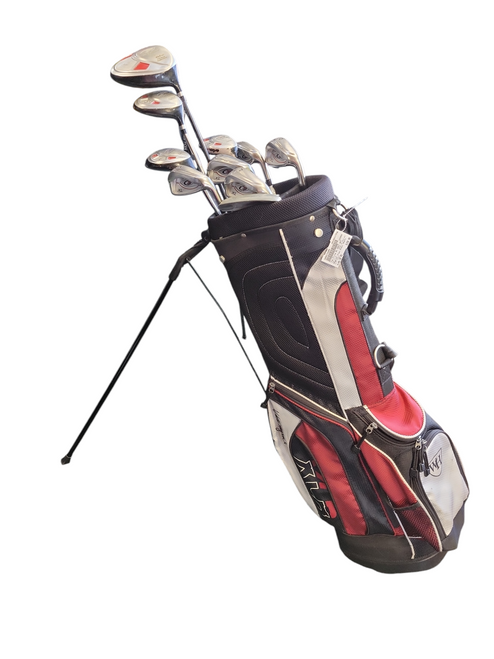 Vist Large View of Product Image Which is Used Top Flite XL GOLF SET Mens Package Set RH Black 10 Piece 11708-S000173289