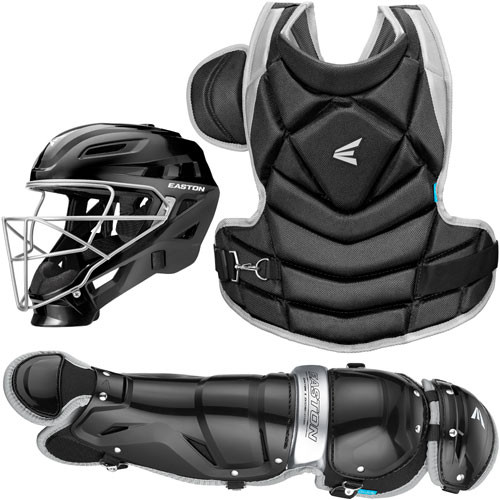 Vist Large View of Product Image Which is New EASTON JENN SCHRO FUNDAMENTALFASTPITCH SOFTBALL CATCHER KIT BLACK SMALL