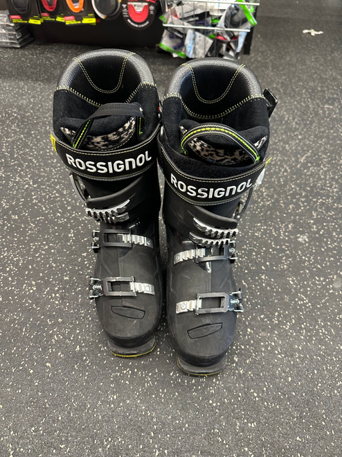 Vist Large View of Product Image Which is Used Rossignol PRO 100 Mens DH Ski Boot Black 255 MP - M07.5 - W08.5