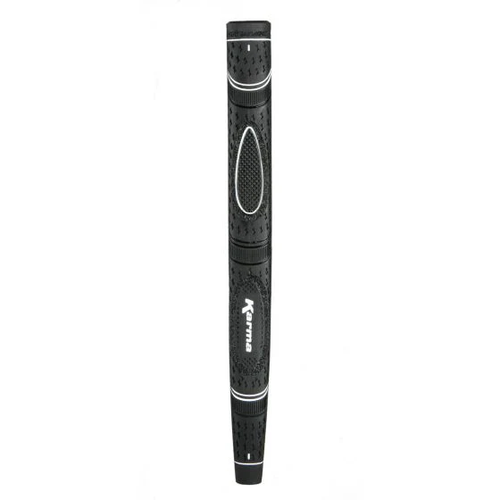 Vist Large View of Product Image Which is Karma Dual Touch Midsize Putter Grip Black #AKGP1