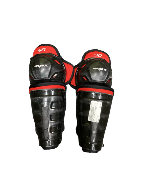 Vist Large View of Product Image Which is Used CCM RBZ 90 Youth Shin Guards Black 9" 11613-S000150484