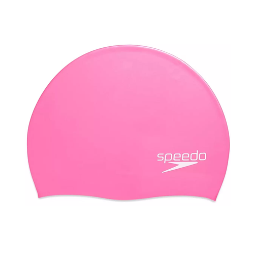 New Speedo Adult Solid Silicone Swim Cap- Wonderland Pink 11798-SPD8751104660
