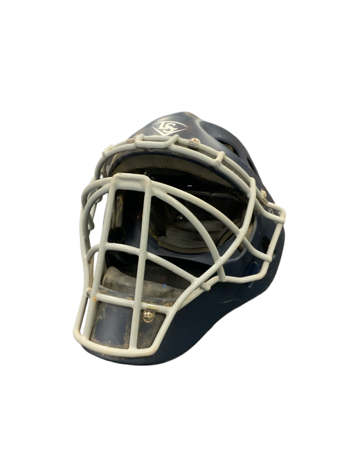 Vist Large View of Product Image Which is Used Louisville Slugger Catchers Chest Protector Navy Blue Intermed