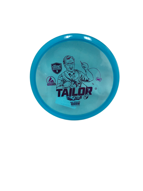 Vist Large View of Product Image Which is Used Discmania Active Tailor Disc Golf Mid Range Royal Blue 176g