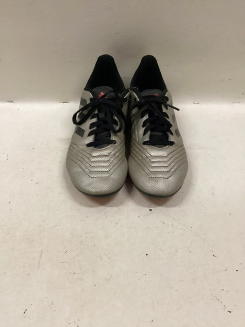 Vist Large View of Product Image Which is Used Adidas Soccer Cleats Grey Junior 05.5 11725-S000478163