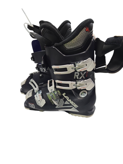 Vist Large View of Product Image Which is Used Lange RX110 SKI BOOTS Mens DH Ski Boot Black 240 MP - J06 - W07