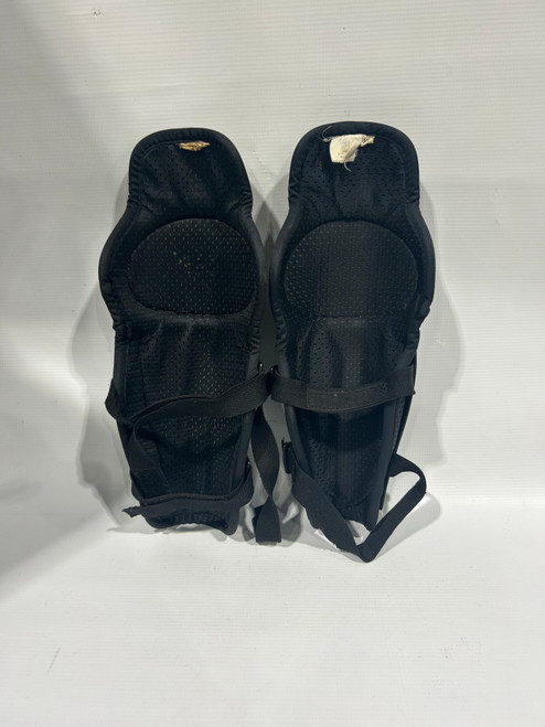Vist Large View of Product Image Which is Used Vic TERMINATOR Youth Shin Guards Black 10" 11847-S000022898