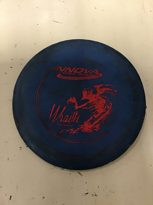 Vist Large View of Product Image Which is Used Innova DX WRAITH Disc Golf Driver Royal Blue 173g
