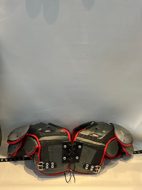 Used Schutt ARMOUR LITE SP FB Shoulder Pads Grey 2X 11878-S000013067