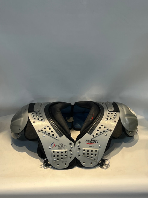 Used Schutt XV FLEX SM FB Shoulder Pads Grey SM 11878-S000013068