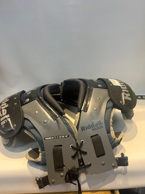 Used Riddell RIDDELL PHENOM SM FB Shoulder Pads Grey SM 11878-S000013073