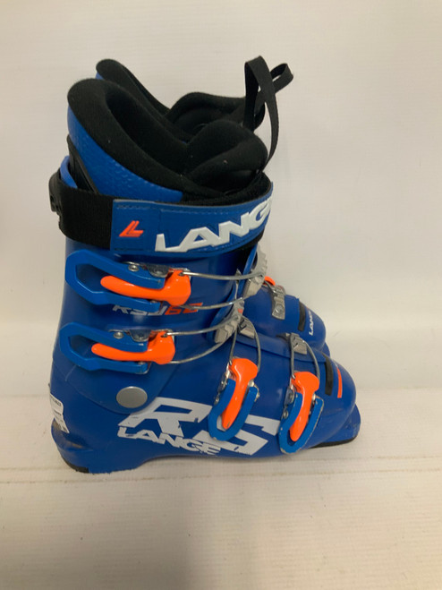 Vist Large View of Product Image Which is Used Lange RSJ 60 Boys DH Ski Boot Royal Blue 200 MP - Y13.5 11823-S000028343