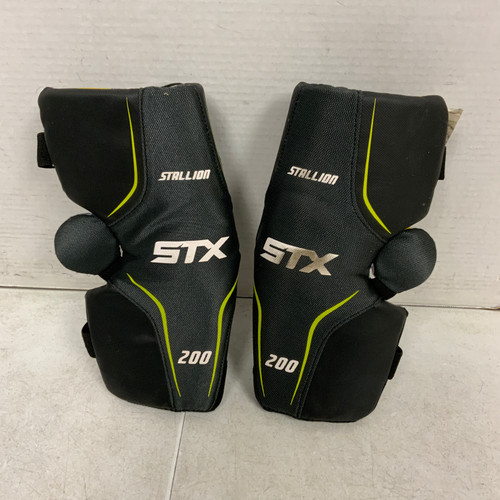 Used STX STALLION 200 Lacrosse Arm Pads/Guards Black LG 11762-S000056791