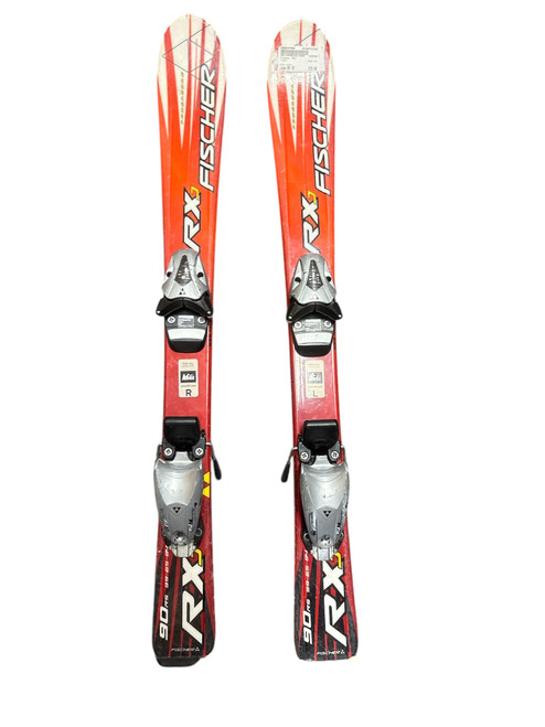 Used Fischer RXJ Boys Skis Only Black 90 cm 11732-S000347568
