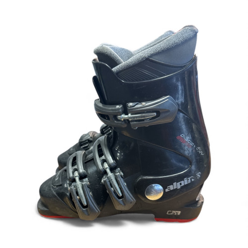Vist Large View of Product Image Which is Used Alpina Boys DH Ski Boot Black 190 MP - Y12