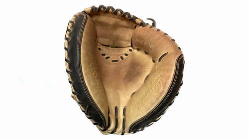Vist Large View of Product Image Which is Used All Star CM13000SBT Baseball Catchers RHT Glove 33 1/2"
