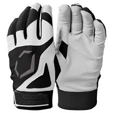 Vist Large View of Product Image Which is New EVOSHIELD SRZ 1 BATTING GLOVE BLACK AD XL