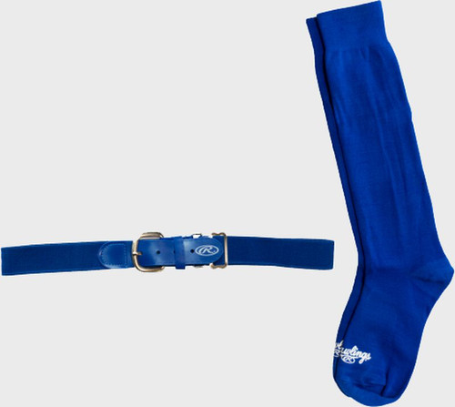 New RAWLINGS BELT/SOCK SM BLUE 11479-TNRBLTSOCKS-BLUE