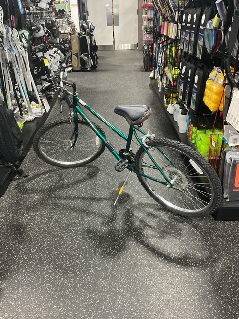 Vist Large View of Product Image Which is Used Huffy KALIN SUPERIA Mountain Bike Mens Olive Green 48-52cm - 19-20" - LG Frame