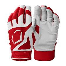 Vist Large View of Product Image Which is New EVOSHIELD SRZ 1 BATTING GLOVE RED AD XL