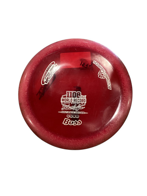 Used Innova BOSS Disc Golf Driver Red 11884-S000040154