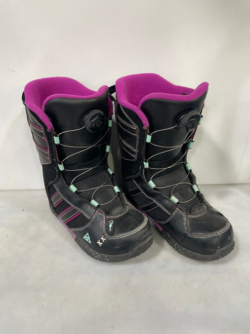 Vist Large View of Product Image Which is Used K2 KAT Womens Snowboard Boots Black Senior 5 11727-S000187822