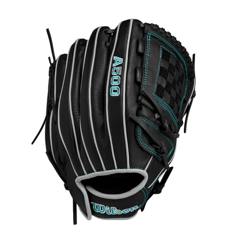 Vist Large View of Product Image Which is New Wilson A500 Siren Youth Infield Fastpitch Softball Glove- 12" Left Hand Throw