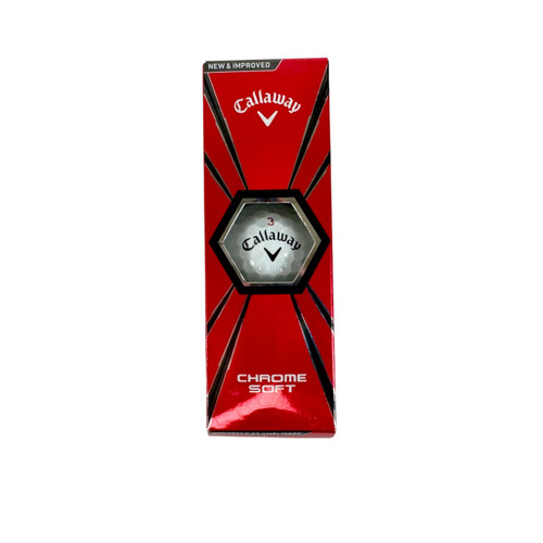 Used Callaway CHROME SOFT Golf Balls-  3 Pack 11506-S000271314