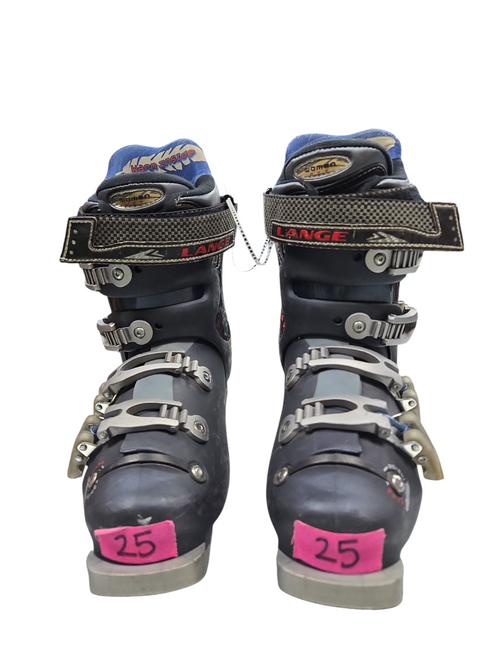 Vist Large View of Product Image Which is Used Lange CRL 70 Mens DH Ski Boot Navy Blue 250 MP - M07 - W08