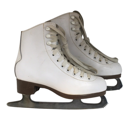 Used Jackson JR 11 JACKSON GLACIER SKATE Girls Figure Skate White Youth 11.0 11749-S000179120