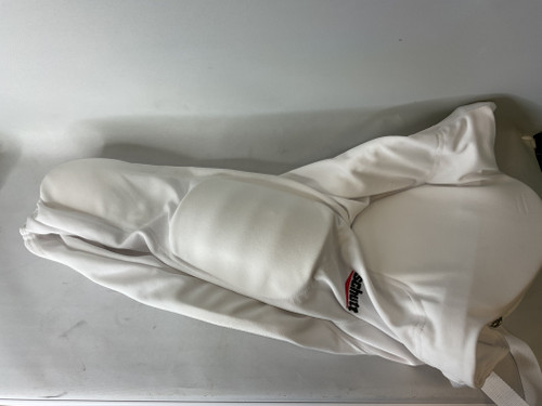 Vist Large View of Product Image Which is Used Schutt Adult FB Integrated Pants White XL