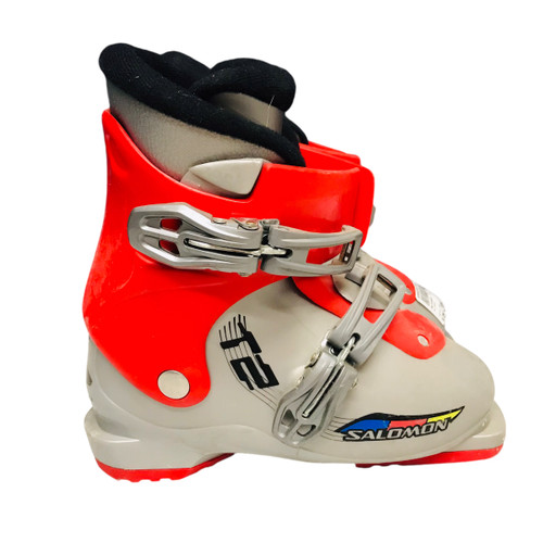 Vist Large View of Product Image Which is Used Salomon T2 Boys DH Ski Boot Red 180 MP - Y11 11816-S000258709